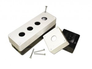 EKF Корпус КП106 пластиковый 6 кнопок белый  cpb-106-w