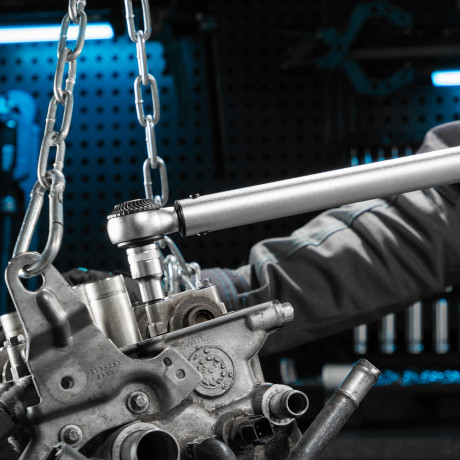 Ключ динамометрический, 20-200 Нм, 1/2", CrV Gross