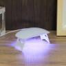 ЮL Лампа-мини UV/LED с USB проводом, 13,1х6,7х1,9см, 6W, пластик, белая