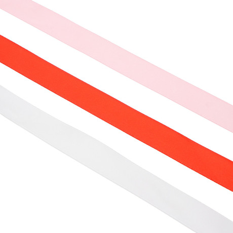 Лента атласная, длина 15м, ширина 20мм, полиэстер, 3 цвета