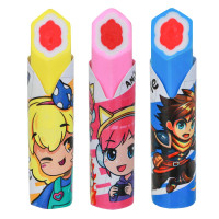 Ластик круглого сечения, с цветным срезом, &quot;Кавай&quot;, 5х1см, 3 дизайна, ТПР