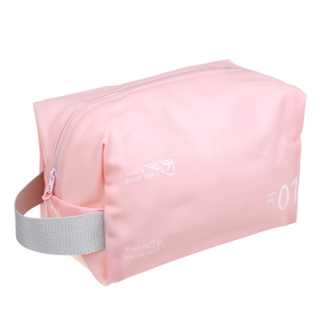 Косметичка водонепроницаемая с боковой ручкой тм ЮL, ПВХ, 22х11х12см, 2 цвета