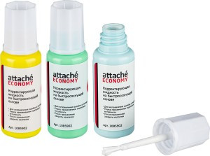 Корректирующая жидкость 12г Attache Economy быстросохнущая основа кисточка 1085902