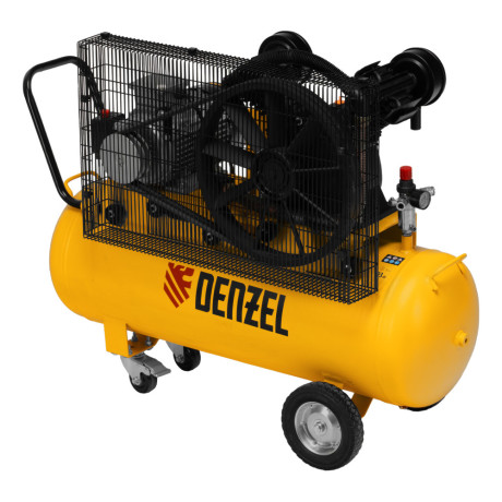 Компрессор воздушный рем. привод BCV 4000-T/100, 4,0 кВт, 100 литров, 690 л/мин Denzel