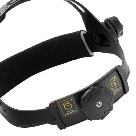 Щиток защитный лицевой (маска сварщика) F4, см. окно 90х35, DIN4/9-13// Denzel