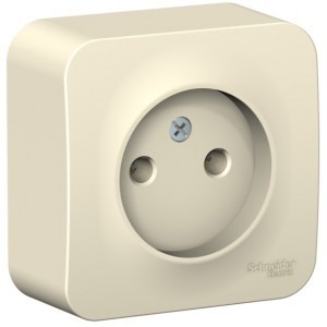 Systeme Electric BLANCA роз. ОУ 1 мест. 16А молоч. (пл.осн., изол.пл.) BLNRA000112 (18!)