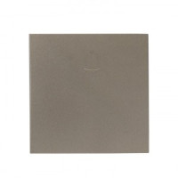 EKF Валенсия лиц. панель кнопки звонка 10А кашемир Al/Cu (корпус PC) ESV10-L-026-40