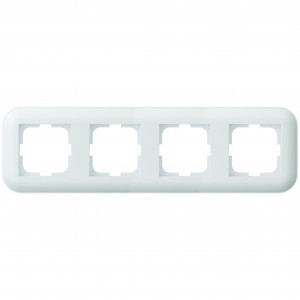OVIVO Рамка СУ 4 местн. LOFT белый, 404-010001-228