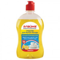 Средство д/мытья посуды 500 г, ЛАЙМА PROFESSIONAL &quot;Лимон&quot;, 602299