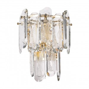 ODEON LIGHT 5069/2W HALL ODL24 503 зол./прозр./мет/хрусталь Бра E14 2x40W BULLON 80