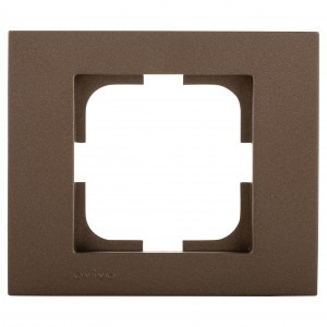 OVIVO Рамка СУ 1 мест. GRANO, мокка, 400-190000-096