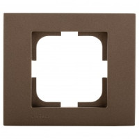 OVIVO Рамка СУ 1 мест. GRANO, мокка, 400-190000-096