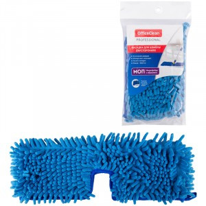 Насадка МОП для швабры двусторонняя, 40*10см, микрофибра, OfficeClean Professional