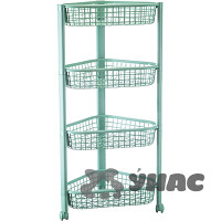 Полка угловая ЕВРО (4 секции)Фисташковый М2757 (6)