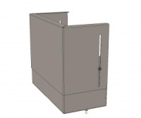 EKF Цоколь верхний с компенсатором (560х300х150) Basic uerm-slide-560