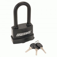 Замок навес Апекс PDR-50-70-L всепогод Ш71*В141мм, удлин.дуж d=11,5мм автомат 3анг кл. Блистер(24,6)