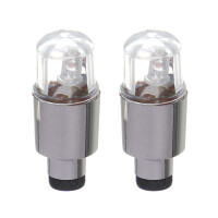 РОКОТ Набор 2шт колпачков на ниппель светящихся при движении, красный, арт.1