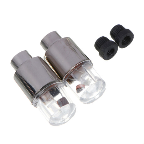 РОКОТ Набор 2шт колпачков на ниппель светящихся при движении, красный, арт.1