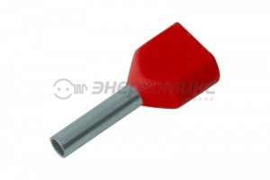 REXANT наконечник штыревой втулочный изолир. НШВИ(2) 1,0-8, красный (уп.100шт, цена за шт) 08-2803