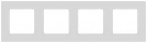 ЭРА 12 рамка СУ 4 мест. Классик, белый 12-5204-01