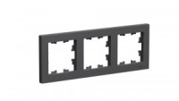 Systeme Electric AtlasDesign рамка СУ 3 мест., БАЗАЛЬТ ATN001403 (5!)