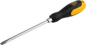 Отвертка JCB, Cr-Mo сталь S2, 2к рукоятка, магнит. наконечник, SL 6,5х15 zuJSD017