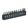ЕРМАК Отвертка реверсив.,адаптер 1/4,биты:SL4,SL5.5,SL6.5,PH1,PH2,PZ1,PZ2,TORX10,TORX15,TORX20,сталь