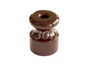 МЕЗОНИНЪ РЕТРО Изолятор фарфор (керамика) D18,5х24мм корич(уп.40шт, цена за шт) GE70025-04