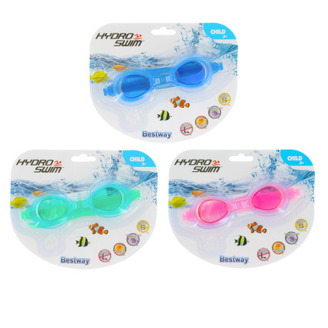 BESTWAY Очки для плавания AQUA BURST ESSENTIAL, ПВХ, от 3 лет, 21002