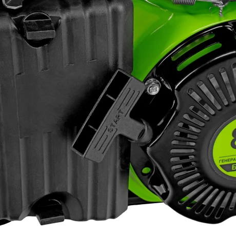 Генератор бензиновый БС-1200, 1 кВт, 230 В, четырехтактный, 5.5 л, ручной стартер Сибртех