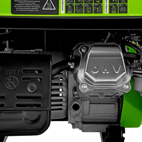 Генератор бензиновый БС-1200, 1 кВт, 230 В, четырехтактный, 5.5 л, ручной стартер Сибртех