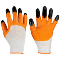 Перчатки садовые BТ002, размер L, полиэстер, двуслойный нитрил (кратность 12!) 183957 Park