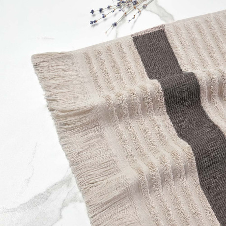 PROVANCE Хейзел Полотенце махровое, 100% хлопок, 70х130см, 500гр/м, бежевый