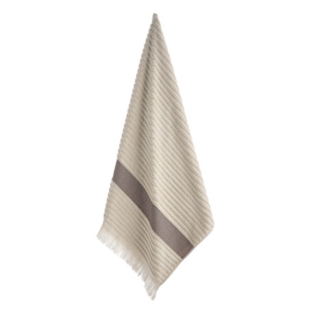 PROVANCE Хейзел Полотенце махровое, 100% хлопок, 70х130см, 500гр/м, бежевый