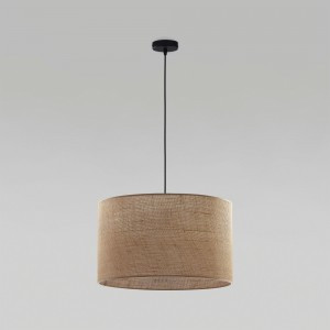 TK Lighting св-к подвесной 60 Вт 500х500х1100 пластик черный/коричневый Juta 6582 a059941