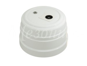 МЕЗОНИНЪ УСАДЬБА роз. ТВ оконечная(SAT) ОУ 1 мест. БЕЛЫЙ ABS-пластик GE30321-01