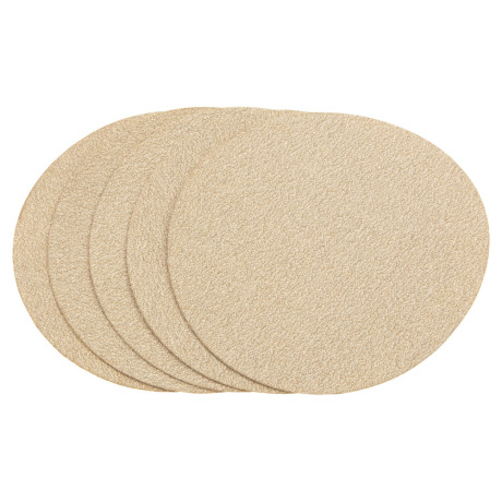 Диск шлифовальный под "липучку", KP14D, зернистость P 150, 8-Н, 125 мм, 5 шт, "БАЗ"