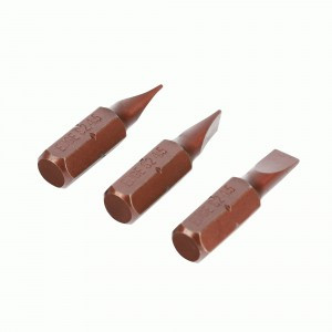 PATRIOT Бита EDGE by SL 4.5мм, сталь S2, длина 25 мм, 3шт в блистере, 818010004