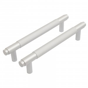 Ручка-рейлинг мебельная 128 AP2309-128 W мат.бел. хром 2шт (цена за пару (15, 150) StahlBuro