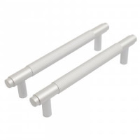 Ручка-рейлинг мебельная 128 AP2309-128 W мат.бел. хром 2шт (цена за пару (15, 150) StahlBuro