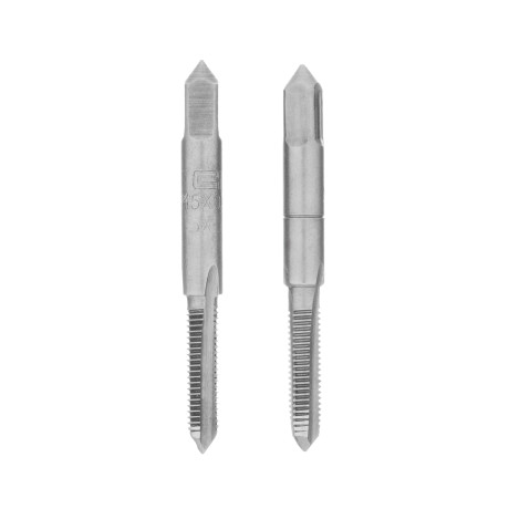 Метчик ручной М5 х 0.8 мм, комплект из 2 шт Сибртех