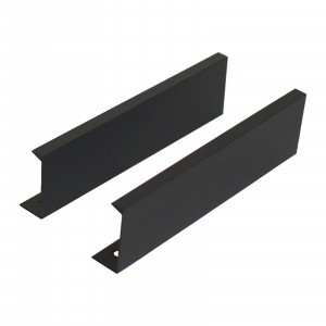 Ручка-профиль мебельная мет  128 A306-128  BL мат. черн. 2шт ( цена за пару (10,100) StahlBuro