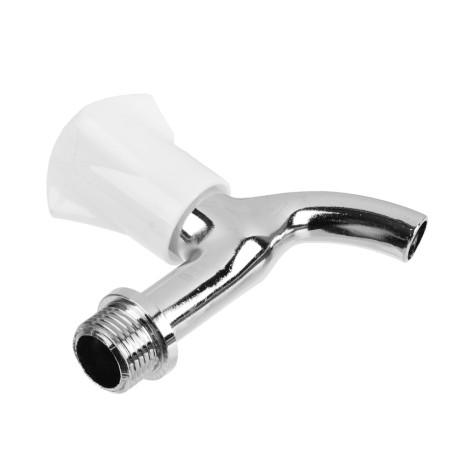 FRESSO Кран водоразборный кор. излив, ручка пластик, 1/2", цинк