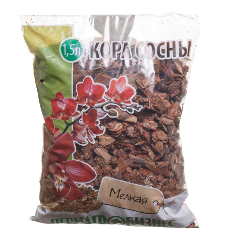 Кора сосновая МЕЛКАЯ 1,5л ПАБ х10