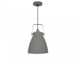 Camelion LOFT PL-428L  С73  серый + медь (Светильник подвесной New York,  1х E27, 60Вт, 230В, металл