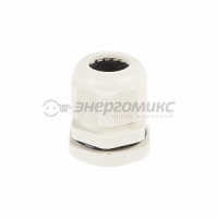 REXANT кабельный ввод MG-12 (7,6-4,6мм) серый цена за шт (50!), 07-8112