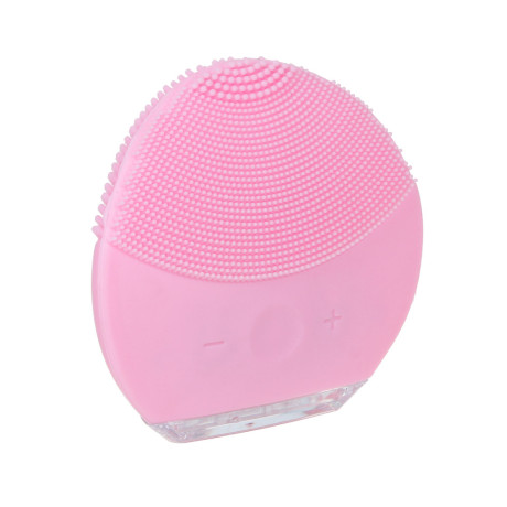 SILAPRO Прибор для массажа и очищения лица, 8 режимов, 7.5x8см, силикон, USB, 3.7V, 150mAh, 2 цвета