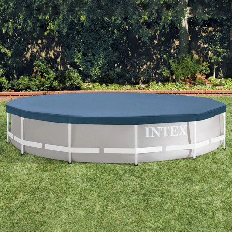 INTEX Круглое покрывало для бассейна d366см, веревочное крепление, 58411/28031