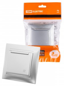 TDM Лама роз.СУ 1 мест.(земля) 16А IP44 с крышкой серебр. металлик SQ1815-0226