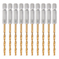 Сверло по металлу, 3 мм, HSS, нитридтитановое покрытие, шестигранный хвостовик Matrix